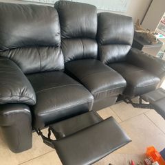 Black Leather Recliner