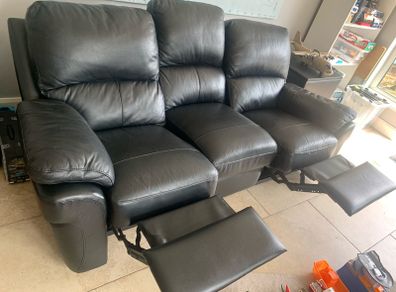Black Leather Recliner