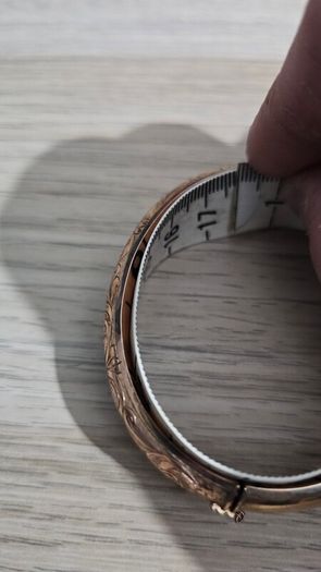 Vintage 9ct Rose Gold Bangle Bracelet