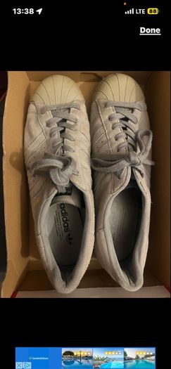 Adidas Originals Superstar Berlin sneakers casual trainers shoes Size 10 perfect condition