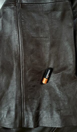Vtg Y2K Soft Dark Brown Leather Long Coat by Higgs Leather & Sheepskins