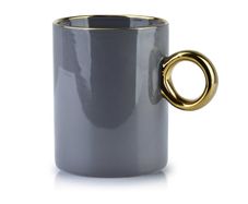 Porcelain Gold Coffee Cup Oriana 420ml