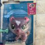 Littlest Pet Shop LPS Cherie Bow-Wow Purple Glitter Dog #174 Sweetheart Pet new Damaged Box Please see pictures Image 5