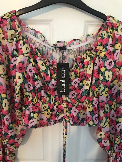 new boohoo crop
