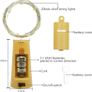Bar LED Wine Bottle Cork 2M String Lights Christmas Decoration Led Lamp Bottle Fairy Lights Holiday Copper Wire Lights String Image 2