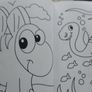 Dinosaur colouring pages Image 2