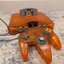 Nintendo N64 Funtastic Fire Orange Console Perfect Condition Image 2