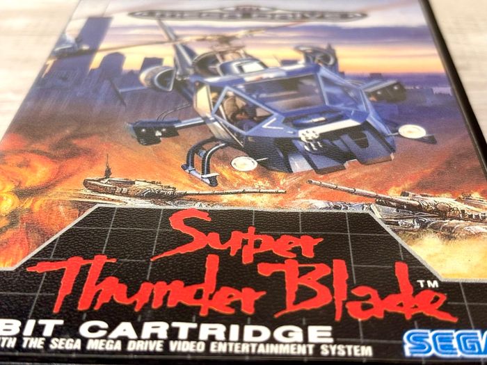 Super Thunder Blade for Mega Drive - Boxed and Minty