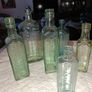 Old green bottles Lipton and others Image 2