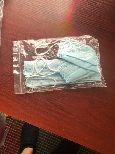 12 unopened face masks