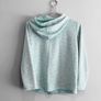 Pre Owned Dunnes Stores Mint Green Space-Dye Zip-Up Hoodie Jacket Image 4