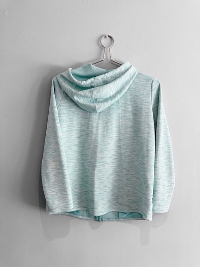 Pre Owned Dunnes Stores Mint Green Space-Dye Zip-Up Hoodie Jacket