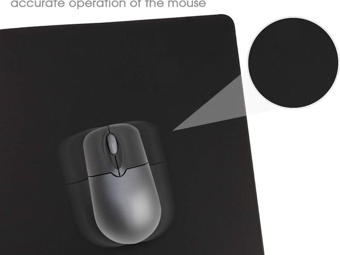 Mouse mat/Large Mouse Pad 600 300 3 mm | XL mousepad | desk mat/Gaming Mouse pad | improved precision and speed | rubber base for stable grip on smooth surfaces | table pad(60 30 Black