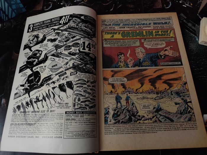 The Incredible Hulk ! Issue #187 ! The Gremlin Appearance ! Brozne Age Comic from 1975 ! by Marvel !