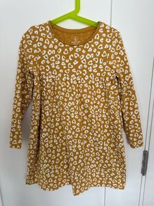 Mothercare leopard print dress for a girl, 116 cm, 5-6 years