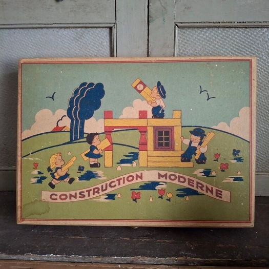 1950's French Building Blocks
