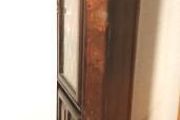 Unique Reproduction Mahogany Triangle Corner Unit