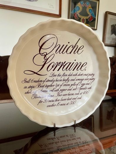 Vintage T.G. GREEN CHURCH GRESLEY England Quiche Lorraine Pie Oven Dish