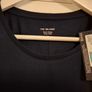 M&S Relaxed Crew Neck Navy T-Shirt BNWT Image 3