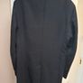 Zara Gents/Men's Wool Overcoat Navy Knee Length. Image 2