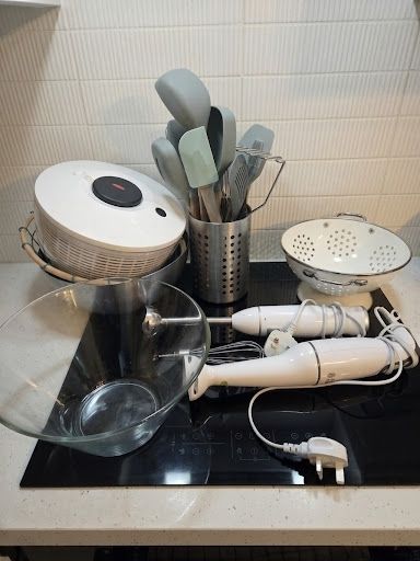 Complete Kitchen Starter Bundle. Dinnerware, Cookware, Utensils
