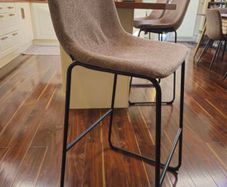 Bar stools set of 3 beige