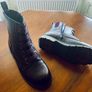 Heavenly Feet Purple Ankle Boots Image 5