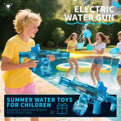 Electric Water Gun Toys Children Automatic Sensor Lights Water Pistol Summer Outdoor Beach Kids Toy