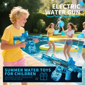 Electric Water Gun Toys Children Automatic Sensor Lights Water Pistol Summer Outdoor Beach Kids Toy
