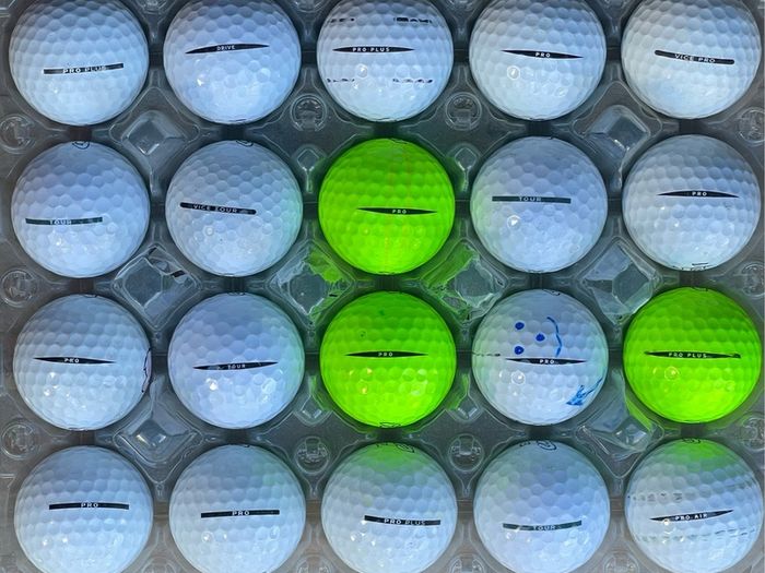 20 used mixed Vice grade B golf balls