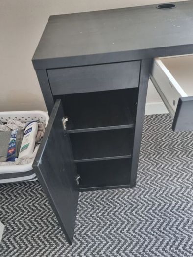 Desk Ikea Black