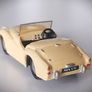 Diecast Vintage Corgi Toys Triumph TR2 - Good Repaint not by Seller/No Box Image 8