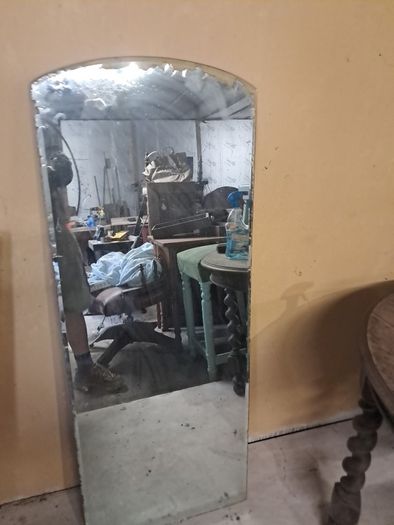 old bevel mirror