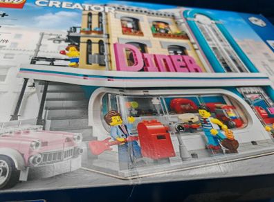Lego 10260 Downtown Diner (BOX ONLY)