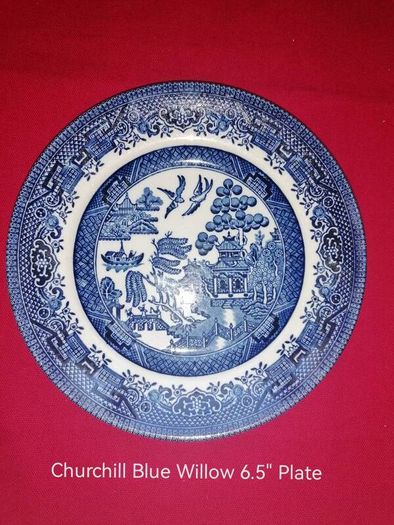 Willow Pattern Plate 6.5"
