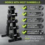 Dumbbell Rack Heavy Duty Steel, 3-Tier/ 5-Tier/ 6-Tier Weights Storage Dumbbell Stand, Dumbbell Tree Stand Weights Holder for Home Gym Image 6