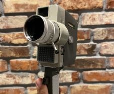 vintage movie camera