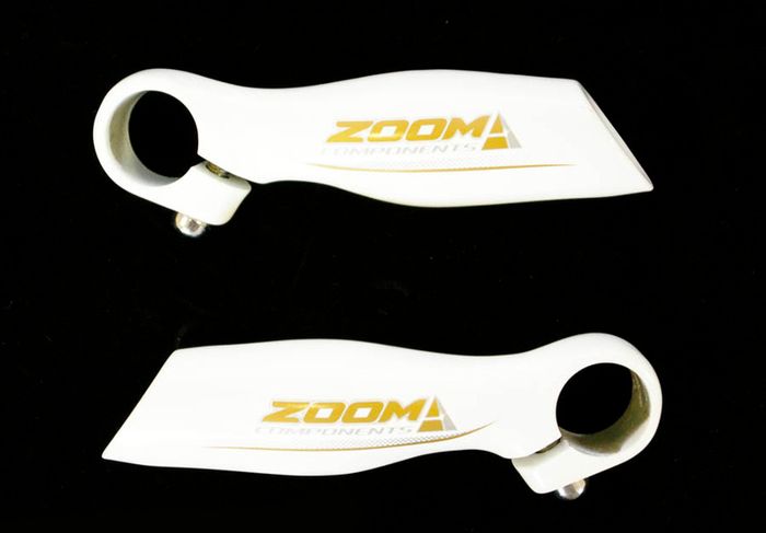 White Anatomical Bar Ends