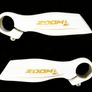 White Anatomical Bar Ends Image 2