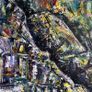 ROCK POOL, XXL Abstract painting by Irish artist Helen Mathews Image 4