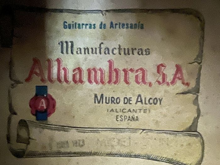 ALHAMBRA Spanish Classical Guitar