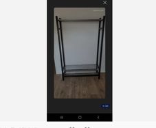 Ikea Tjusig open Wardrobe.