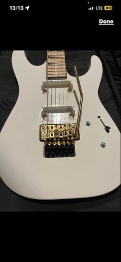 Jackson soloist SLXM electric guitar body parts