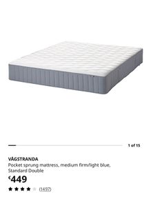 double mattress ikea