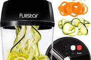 Vegetable Slicer Spiralizer for Vegetables - 4 in 1 Vegetable Spiralizer Spiraliser Hand Held with Container - Spaghetti Zoodle Zucchini Noodle Maker Food Spiralizer Veg Spiralizer Vegetable Slicer (FREE POSTAGE)