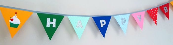 Eco-Friendly Personalised Cotton Bunting Made to Order