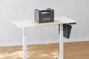 Height-adjustable desk with 60 x 120 cm top