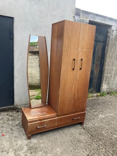 Wardrobe - Mid Century Combination Wardrobe