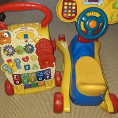 Vtech ride on and walker