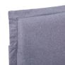 Bed Frame Light Grey Fabric 150x200 cm Image 5